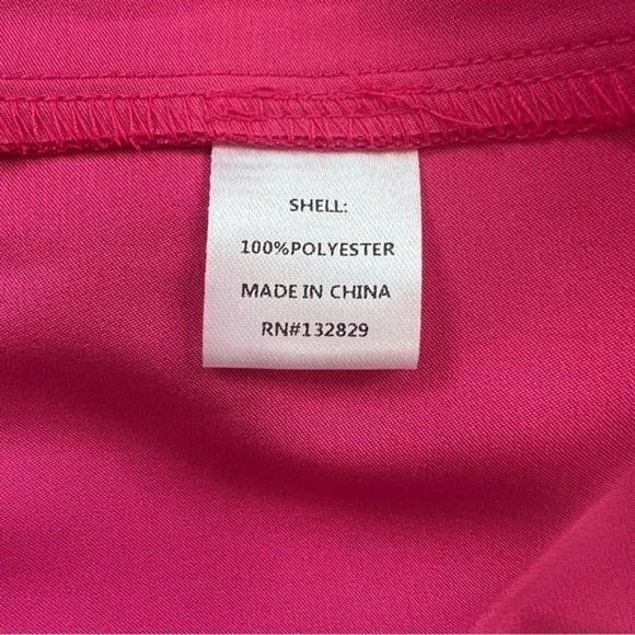 Hot Pink Crossback Midi Dress by the way. Barbie Movie - Picture 6 of 7